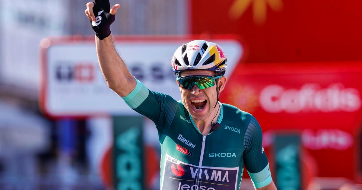 Vuelta a España: Wout van Aert vuelve a ser imperial en Baiona