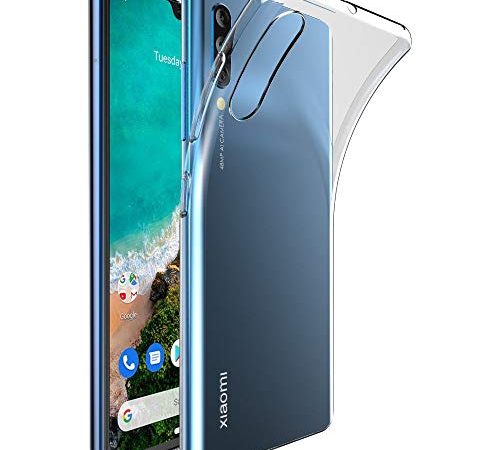 ebestStar - Funda Compatible con Xiaomi Mi A3 Carcasa Silicona, Protección Crystal Clear TPU Gel, Ultra Slim Case, Transparente [Phone: 153.5 x 71.9 x 8.5mm, 6.01'']