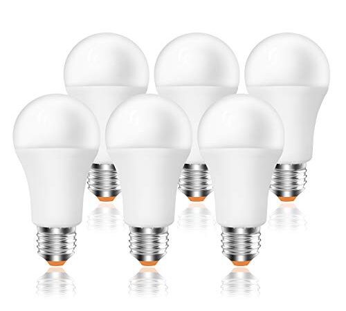 EXTRASTAR Bombillas LED 12W E27, Luz Blanca Fría 6500K, 960Lm, Equivalente a 96W Bombilla Incandescente Halógena, No regulable, 6Pcs