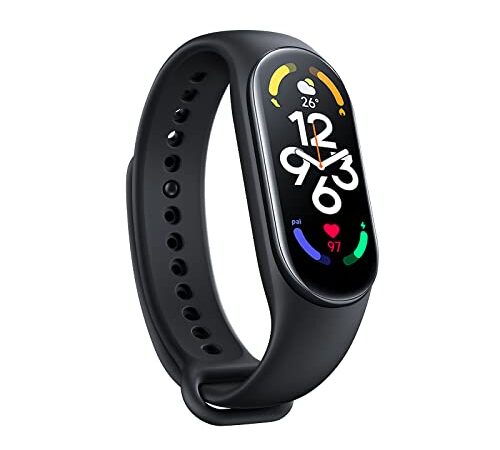 Xiaomi Mi Smart Band 7 Sport Activity Tracker,1.62" AMOLED Connected Watches,110+ Exercise Modes,14 Days of Battery Life,Heart Rate Monitor,Sleep Monitor,5ATM Waterproof