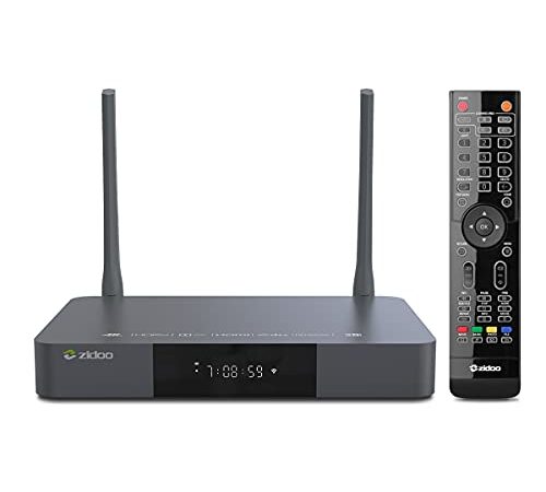 Zidoo Z9X Reproductor multimedia 4K HDR Android 9.0 OS TV Box, Caja de TV 4K HDR, HDR10+, Versión doble, Reproductor 4K HDR 3D, Audio HD