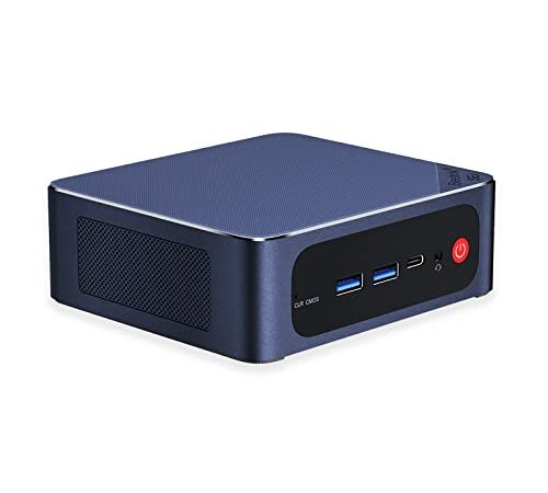 Beelink 12.ª generación Mini PC SEi12 Pro, i7-1260P 12 núcleos 16 Hilos hasta 4,70 GHz, 32G DDR5 RAM 500 PCIe 4.0 SDD, Thunderbolt4.0 8K Triple Display, WiFi6 BT5.2, el Intel Mini PC