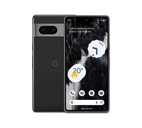 Google Pixel 7: smartphone 5G Android liberado con objetivo gran angular y batería de 24 horas de duración, 128GB, de color obsidiana