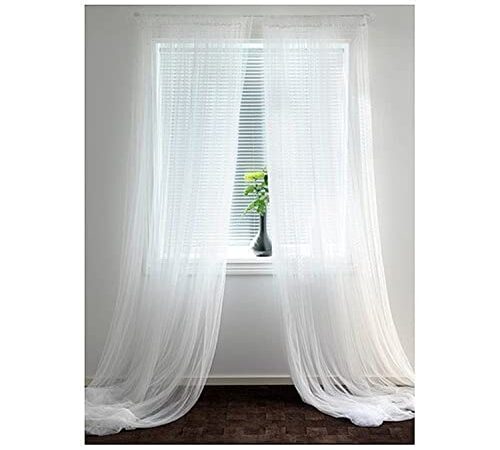 IKEA LILL - Sheer curtains, 1 pair, white - 280x300 cm