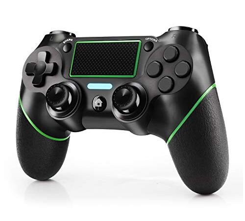 JAMSWALL Mando para PS4, Inalámbrico Controlador para Playstation 4 Wireless Controller Bluetooth Gamepad Joystick con Vibración Doble Jack de Audio de Seis Ejes