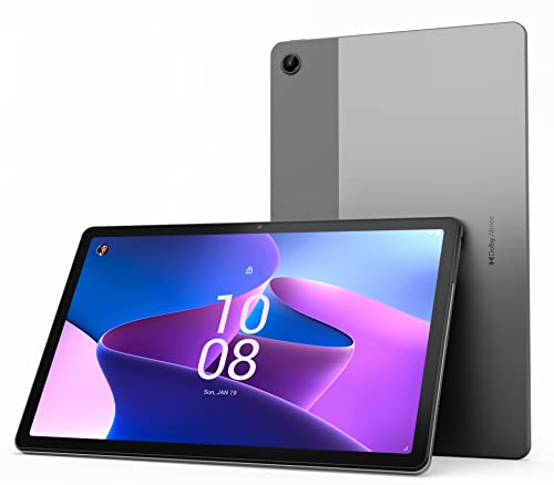 Lenovo Tab M10 Plus (3rd Gen) - Tablet de 10.61" 2K (MediaTek Helio G80, 4 GB de RAM, 128 GB ampliables hasta 1 TB, 4 Altavoces, Wifi + Bluetooth, Android 12) - Gris Oscuro