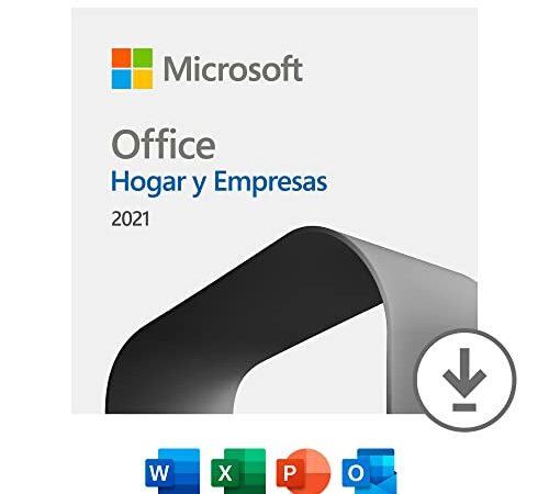 Microsoft Office 2021 Hogar y Empresas - Todas las aplicaciones clásicas de Office - Para 1 PC/Mac