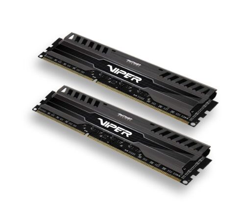 Patriot Memory Viper 3 Black Mamba DDR3 1600 16GB (2x8GB) C9 Kit Memoria de Juego XMP 1.3 Negro PV316G160C9K