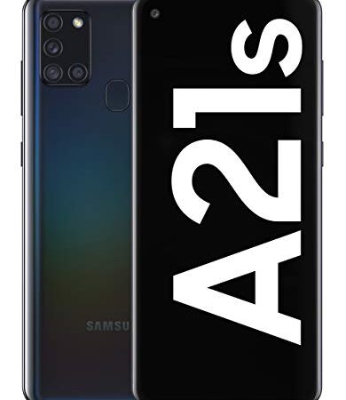 Samsung Galaxy A21s - Smartphone de 6.5" (3 GB RAM, 32 GB de Memoria Interna, WiFi, Procesador Octa Core, Cámara Principal de 48 MP, Android 10.0) Color Negro