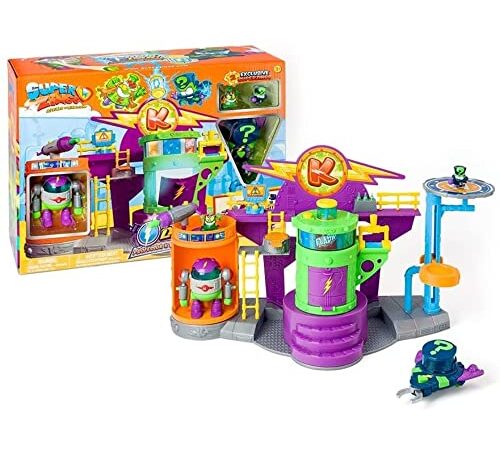 SUPERTHINGS RIVALS OF KABOOM- PlaySet DrK Especial Superzings Kazoom Lab Battle Figuras de Enigma y Profesor K, Laboratorio, Color Surtido, única (Magic Box Toys PSZSP112IN10)