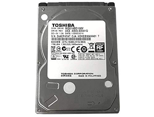 Toshiba - Disco duro interno para PS3 y PS4 (1 TB, 5400 rpm, 8 MB, SATA, 3,0 Gb/s, 2,5")