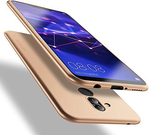 X-level Funda para Huawei Mate 20 Lite, Carcasa para Huawei Mate 20 Lite Suave TPU Gel Silicona Ultra Fina Anti-Arañazos y Protección a Bordes Funda Phone Case para Huawei Mate 20 Lite - Oro