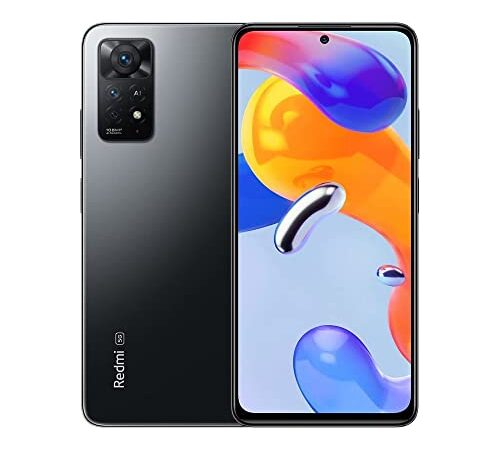 Xiaomi Redmi Note 11 Pro 5G Smartphone 6.67" FHD+ AMOLED DotDisplay, 120Hz FHD+ AMOLED DotDisplay, 67W Carga Turbo 8G+128GB Gris Grafito [Versión Global]