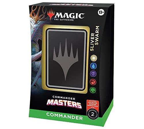 Magic The Gathering Commander Masters Commander Deck - Sliver Swarm (2-Card Collector Booster Sample Pack - Versión en Inglés)