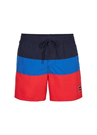 O'NEILL Frame Block 15" Shorts Bañador para Hombre, 23017 Red Multi, Regular